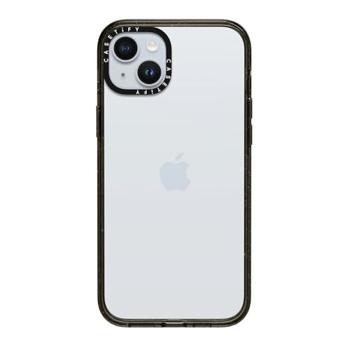 CASETiFY for iPhone 15 Plus Case - Impact Clear Black | Slim Fit | 8.2 ft. 4x Military Grade Drop Protection | Black - color: Clear Black, size: Iphone 15 Plus (6.7")