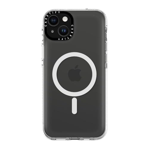 CASETiFY for iPhone 15 Plus Case - Impact Clear Compatible with MagSafe | Not Yellowing | 6.6 ft. 3X Military Grade Drop Protection | Clear - color: Clear, size: Iphone 15 Plus (6.7")