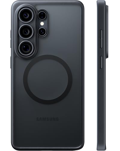 TORRAS for Samsung Galaxy S26 Ultra Case, [Military Grade Protection] [Fit for MagSafe] Shockproof Magnetic Translucent Classic Grippy DIY Button for Samsung S26 Ultra Case Slim, Black - color: Black, size: S26 Ultra 6.8"