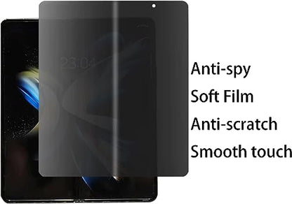 Anti-Spy Screen Protector Suit for Samsung Galaxy Z Fold 5 5G 2023, Matte Anti-Glare Privacy Outer Inner Soft Anti-Scratch Film Anti-Peeping - size: for Z Fold 5