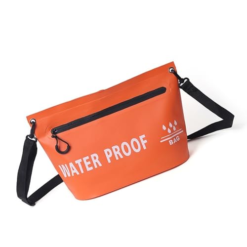 Mesh Beach Bag with Pockets, Extra Large Capacity Pool Tote Bag - color: Orange