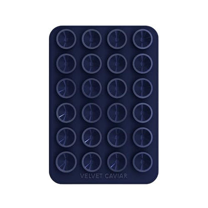 Velvet Caviar Suction Cup Phone Case Mount Compatible with MagSafe Devices Only - Magnetic Silicone Sticky Phone Grip Holder for iPhone Back of Phone - Mirror Gripper (Admiral Navy) - color: Admiral Navy