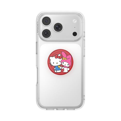 PopSockets Adhesive Phone Grip, Holder- Say Cheese - color: Say Cheese Hello Kitty Adhesive, style: Adhesive
