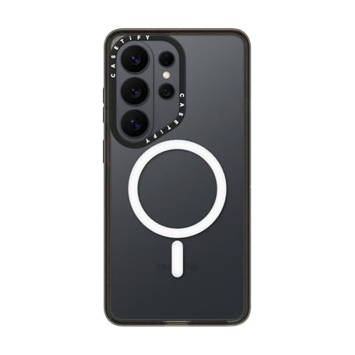 CASETiFY for Galaxy S26 Ultra Case - Impact Magnetic Clear Black | Wireless charging and MagSafe compatible | 8.2 ft. 4x Military Grade Drop Protection | Black - color: Clear Black, size: Galaxy S26 Ultra (6.9")