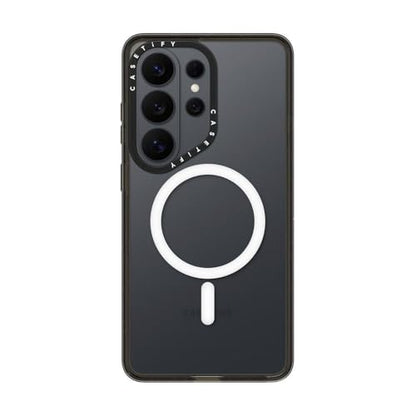 CASETiFY for Galaxy S26 Ultra Case - Impact Magnetic Clear Black | Wireless charging and MagSafe compatible | 8.2 ft. 4x Military Grade Drop Protection | Black - color: Clear Black, size: Galaxy S26 Ultra (6.9")