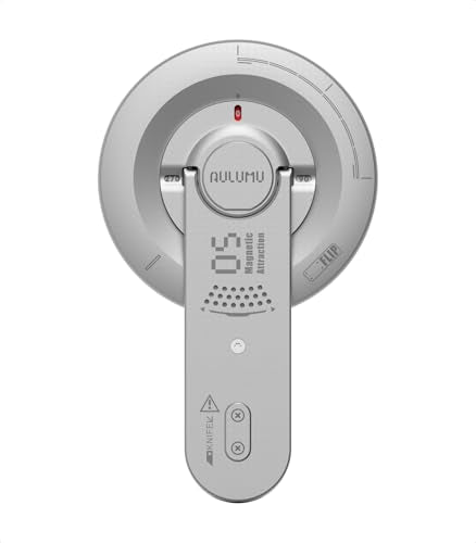 Aulumu G05 Air for MagSafe Grip Stand | Rotation Angle Adjustment | Aluminium Alloy Ultra Light & Ultra Thin | with Box Opener- Silver - color: Silver