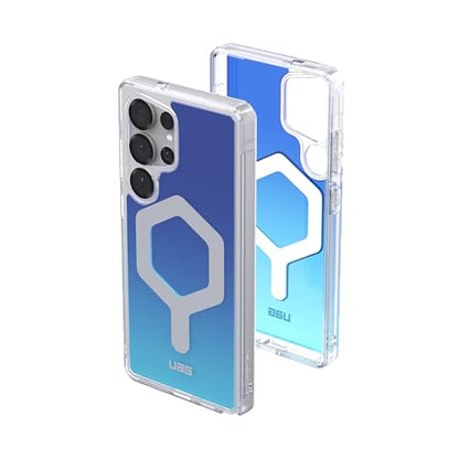 URBAN ARMOR GEAR UAG Designed for Samsung Galaxy S25 Ultra Case 6.9" Plyo Pro - Compatible with Magnetic Charging Translucent Rugged Military Drop Tested Protective Cover, Blue Ombre - color: Plyo Pro - Blue Ombre