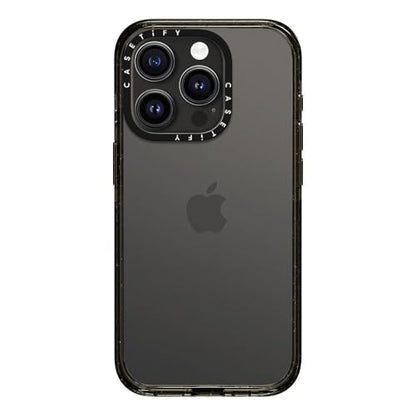 CASETiFY for iPhone 15 Pro Case - Impact Clear Black | Slim Fit | 8.2 ft. 4x Military Grade Drop Protection | Black - color: Clear Black, size: Iphone 15 Pro (6.1")