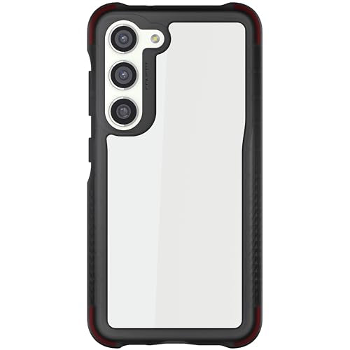 Ghostek Covert Shockproof Galaxy S23 Clear Case Premium Protective Phone Covers with Slim Lightweight Design, Wireless Charging Compatible, Shock-Absorbent Designed for Samsung S23 (6.1") (Smoke) - color: Smoke, size: Galaxy S23