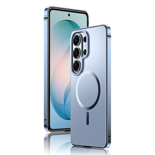 IMCHEN for Samsung Galaxy S26 Ultra Phone Case - Metal Frame with Shockproof TPU Inner and Hard PC Back, Slim and Duralbe Blue - color: Blue, size: for Galaxy S26 Ultra