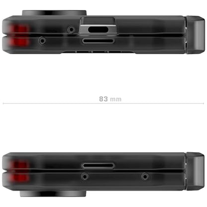 Ghostek Covert Clear Galaxy Z Fold7 Case with Built-in Kickstand, MagSafe and Full Hinge Protection Designed for 2025 Samsung Galaxy Fold 7 (8") (Smoke) - color: Smoke, size: Galaxy Z Fold 7