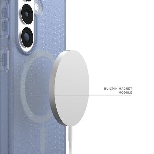 URBAN ARMOR GEAR UAG for Samsung Galaxy S26 Case 6.3" Dot - Magnetic Charging Compatible Transparent Transparent Rugged Military Drop Tested Protective Cover, Cloud Blue - color: Dot - Cloud Blue