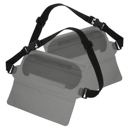 2-Pack Waterproof Waist Pouch with Adjustable Waist Strap Universal Waterproof Phone Case for Outdoor Sports Beach Swimming and Hiking