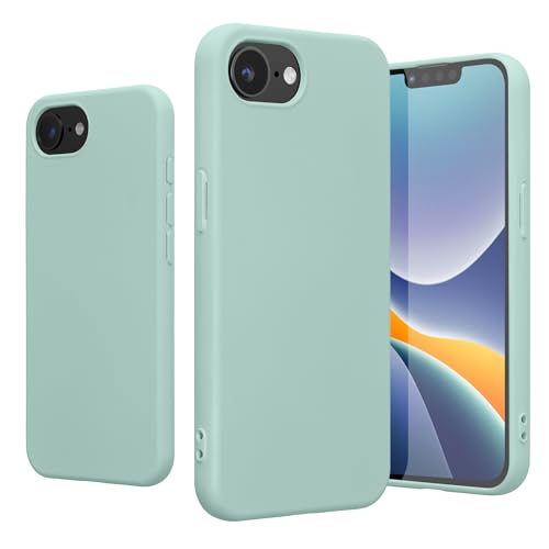 kwmobile Case Compatible with Apple iPhone 17e / iPhone 16e Case - Slim Protective TPU Silicone Phone Cover - Cool Mint - color: Cool Mint, size: iPhone 17e / iPhone 16e
