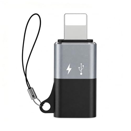 1 Pack USB C to Lighting OTG Adapter for Connecting DJI Mic Mini & DJI Mic Series Receiver to iPhone 14 13 12 11 Mac Wireless Microphone Receiver (1)