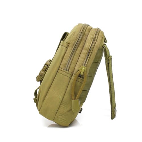 Belt Pouch, Tactical Molle Phone Pouch EDC Utility Pouches Waist Bag Packs, Small Cell Phone Holster Gear Tool Gadget Pocket for Men Running - color: Sansha Camo