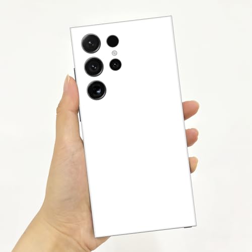 2 Pack Skin Wraps Compatible with Samsung Galaxy S24 Ultra (White) - color: White
