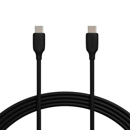 Amazon Basics USB-C to USB-C 2.0 Fast Charging Cable, 60W, 480Mbps Speed, USB-IF Certified, for Apple iPhone 16/15, iPad, Samsung Galaxy, Tablets, Laptops, 10 Foot, Black - color: Black, size: 10-Foot