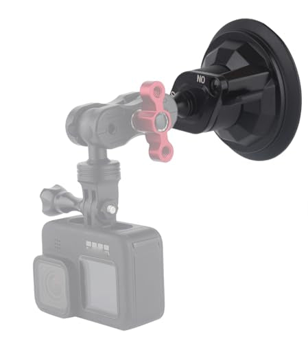 Heavy Duty 20mm Ball Mount Suction Cup, Windshield Suction Cup with Aluminum 20mm Ball for Bulletpoint Mounting Solutions