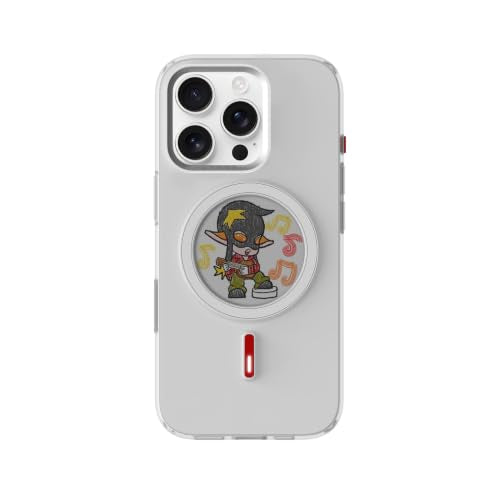 Instant Custom Case for iPhone 16 Pro (White) | Battery-Free E Ink Phone Case, Personalize Your Case with Photos & AI Creations, MagSafe Compatible - color: White, size: iPhone 16 Pro