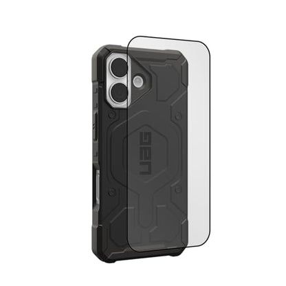 URBAN ARMOR GEAR UAG Designed for iPhone 17 Pathfinder Case Bundle with Glass Shield (Black)