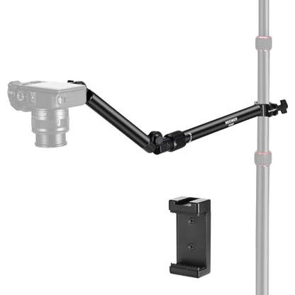 NEEWER Overhead Camera Mount with Phone Clip - style: DS009(2-Section)