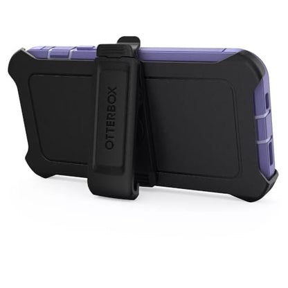 OtterBox iPhone 15, iPhone 14, & iPhone 13 (Only) Defender Series Case - Mountain Majesty - Rugged & Durable - with Port Protection - Holster Clip Includes - Microbial Defense Protection - color: Mountain Majesty (Purple), style: Non-MagSafe
