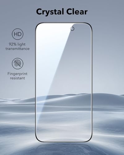 ESR 3 Pack for iPhone 16 Plus/15 Plus Privacy Screen Protector, Classic - size: iPhone 16 Plus/15 Plus 6.7 inch