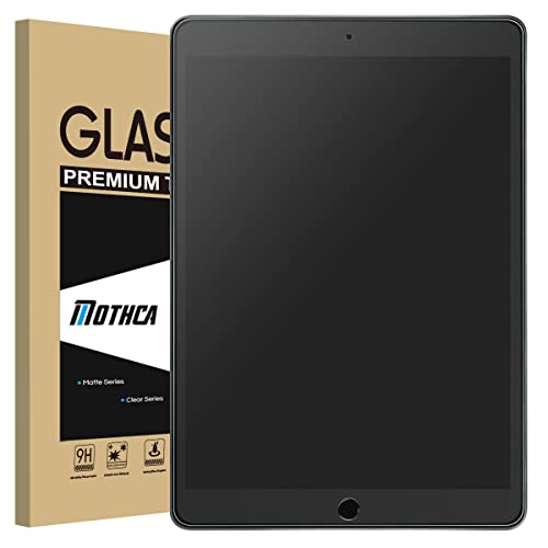 Mothca Matte Glass Screen Protector for iPad Air 3(2019) 10.5-inch & iPad Pro 10.5"(2017)[NOT Privacy] Anti-Glare & Anti-Fingerprint No Dazzling 9H Hardness Tempered Glass Film, Smooth as Silk - size: iPad Air 3/iPad Pro 10.5 Inch