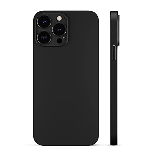 PEEL Super Thin Case for iPhone 13 Pro Max (Blackout) | Sleek, Minimalist Design, Branding-Free, Ultra Slim, Protects & Showcases Your Device - color: Blackout, size: iPhone 13 Pro Max