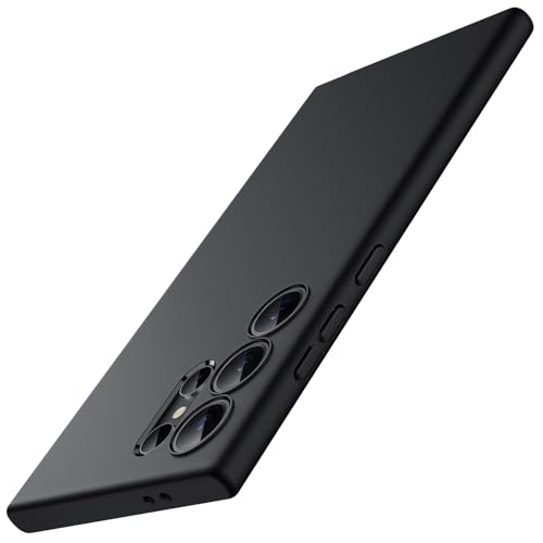JETech Slim Case for Samsung Galaxy S24 Ultra, Black | Camera Lens Protection, Soft TPU Design, Matte Finish, Shockproof Protection - color: Black, size: S24 Ultra