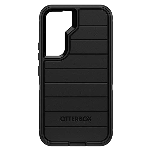 OtterBox Defender Series Case for Samsung Galaxy S22 (Only) - Holster Clip Included - Microbial Defense Protection - Non-Retail Packaging - Black - color: Black