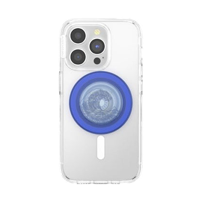 PopSockets Phone Grip for MagSafe, Magnetic Holder- Translucent Ocean - color: Translucent Ocean, style: MagSafe