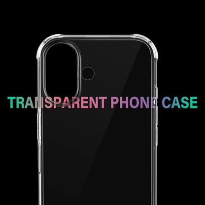ONES Clear Case for iPhone 16 Plus Anti-Yellowing Crystal Clear Case, Military-Grade Shockproof Slim Transparent Phone Cover with Camera Guard - size: iPhone 16 Plus