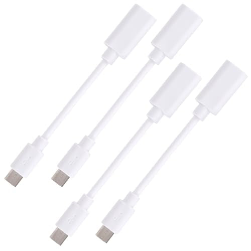 4pcs USB-C to Micro USB Adapter Cable for Eufy Outdoor Camera & Solar Panel