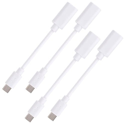 4pcs USB-C to Micro USB Adapter Cable for Eufy Outdoor Camera & Solar Panel