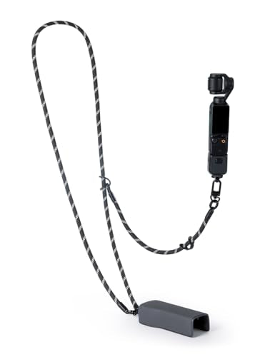 Pocket3 Lanyard,Phone Tether Tab 2,Crossbody & Wrist Strap,Lanyard for DJI Osmo Pocket 3, Phone Strap - color: Blackshadow-b