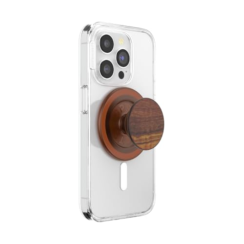 PopSockets Phone Grip for MagSafe, Magnetic Holder- Olive Wood - color: Olive Wood