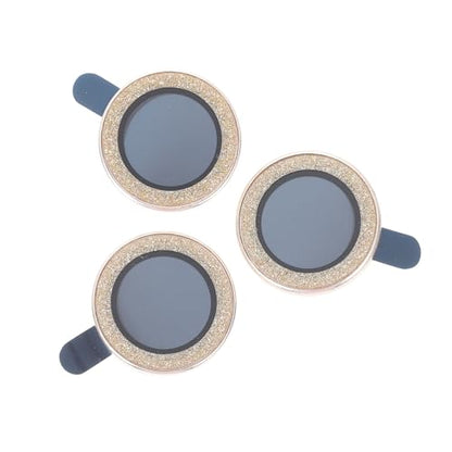 3Pcs Phone Lens Covers for Camera Lens Films Scratch Protection High Class Stalinite Material Delicate Design Dust Prevention Photo