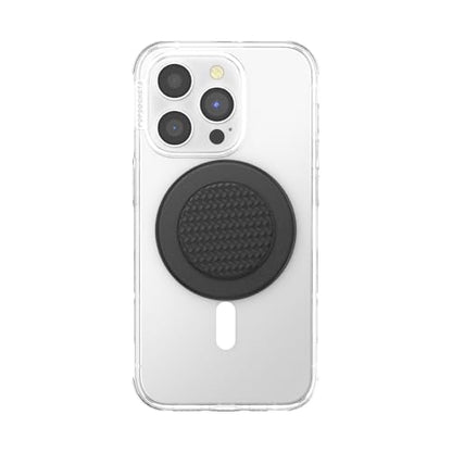 PopSockets Phone Grip for MagSafe, Magnetic Holder- Carbonite Weave - color: Carbonite Weave MS, style: MagSafe