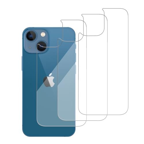 3 Pack Glass Back Screen Protector for iPhone 13 mini [5.4 Inch] - size: iPhone 13 mini