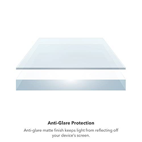 ZAGG Glass Elite Anti-Glare Screen Protector for Apple iPhone 13 mini, 5X Shatter Protection, Anti-Microbial Treatment, Anti-Fingerprint Technology, InvisibleShield, Easy to Install - size: iPhone 13 mini, style: Glass Elite Anti-Glare