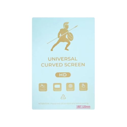 8 inch -11 inch Universal Flexible Hydrogel Film Straight Curved Screen Protector Cut Machine Mobile Phone PAD Tablet Protective Film (HD, 120mm X 180mm) - color: HD, size: 120mm X 180mm