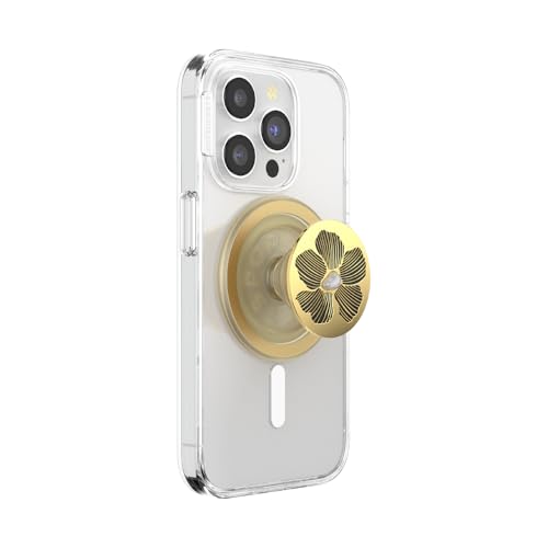 PopSockets Phone Grip for MagSafe, Magnetic Holder- Mae Flower Pearl - color: Mae Flower, style: MagSafe