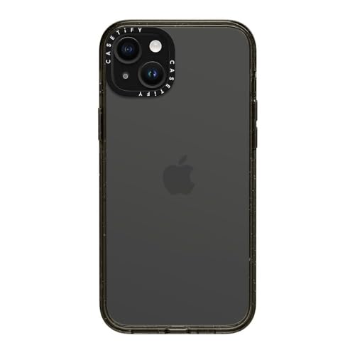 CASETiFY for iPhone 15 Plus Case - Impact Clear Black | Slim Fit | 8.2 ft. 4x Military Grade Drop Protection | Black - color: Clear Black, size: Iphone 15 Plus (6.7")