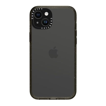 CASETiFY for iPhone 15 Plus Case - Impact Clear Black | Slim Fit | 8.2 ft. 4x Military Grade Drop Protection | Black - color: Clear Black, size: Iphone 15 Plus (6.7")