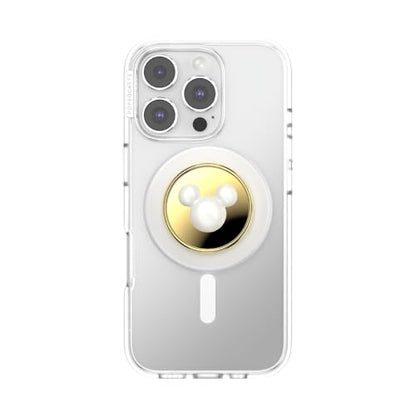 PopSockets Phone Grip for MagSafe, Magnetic Holder- Pearl Mickey - color: Enamel Pearl Mickey, style: MagSafe
