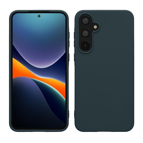 kwmobile Case Compatible with Samsung Galaxy A55 5G Case - Soft Slim Protective TPU Silicone Cover - Dark Slate - color: Dark Slate, size: Galaxy A55 5G