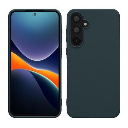 kwmobile Case Compatible with Samsung Galaxy A55 5G Case - Soft Slim Protective TPU Silicone Cover - Dark Slate - color: Dark Slate, size: Galaxy A55 5G