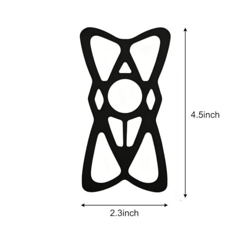 Motorcycle Phone Mount Girp Tether Non-Slip Silicone Security Universal Bike Replacement Straps Holders Security Bands Elastic X Web Mount Grip for Motorcycle Bicycle Scooter, 6 Packs